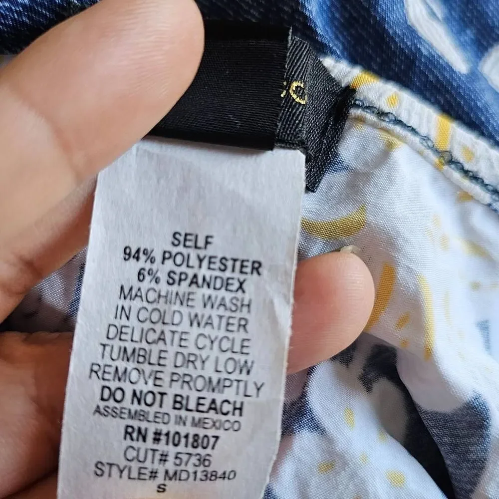 Ekouaer womens Sz M gray blue breastfeeding Nightgown